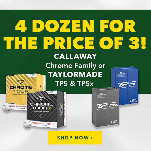 Callaway Chrome Tour & Taylormade TP5 Golf Balls - 4 Dozen For The Price Of 3   