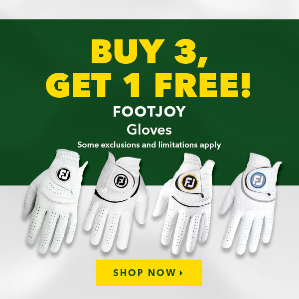 Select Footjoy Gloves - Buy 3, Get 1 Free!   