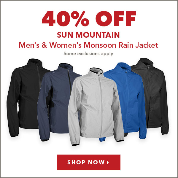 Sun Mountain Men's & Women's Monsoon Rain Jacket - 40% Off  