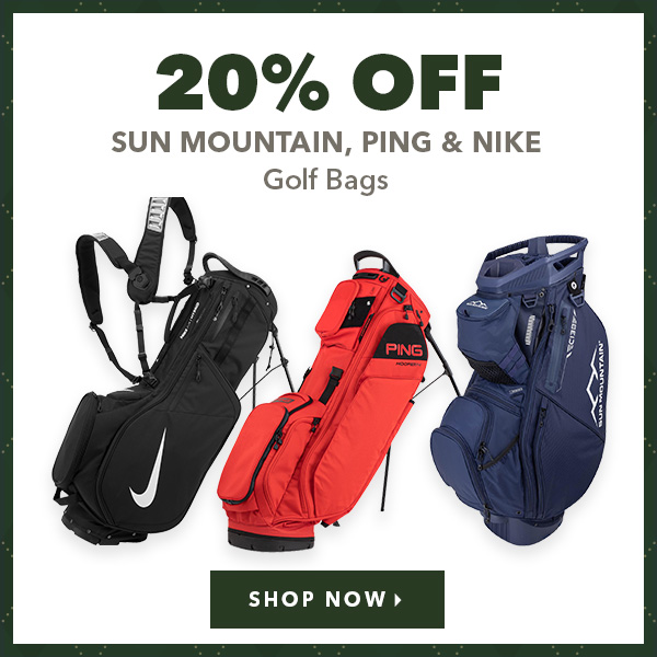 Sun Mountain, Ping & NikeBags - 20% Off   