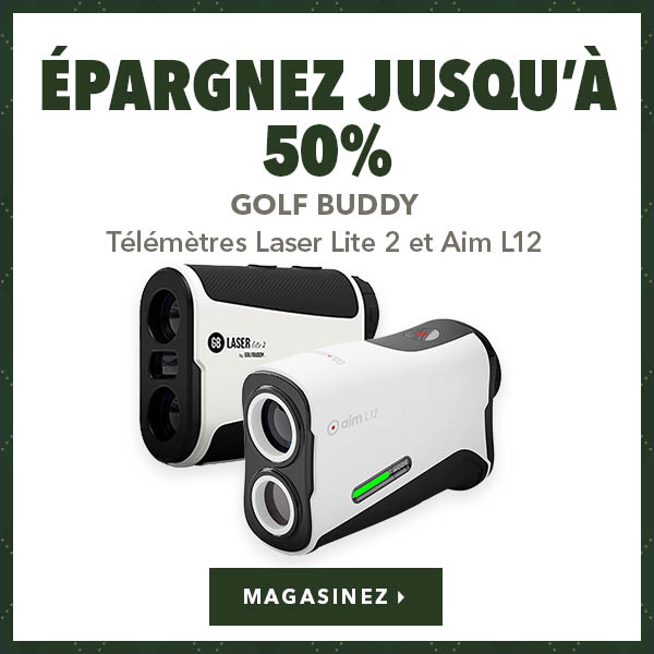 Télémètres Golf Buddy Laser Lite ou L12 Laser – Épargnez jusqu’à 50%