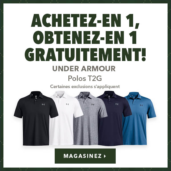Polos Under Armour T2G pour hommes – Achetez-en 1, obtenez-en 1 gratuit 